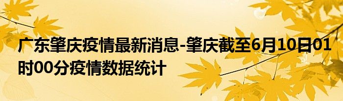 肇慶最新疫情，堅(jiān)定信心，攜手共克時(shí)艱