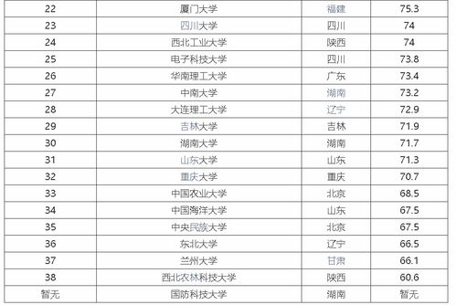 最新211大學排名深度解析